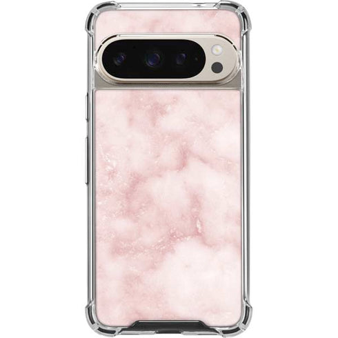 Blush Marble Pixel 9/9 Pro Clear Case